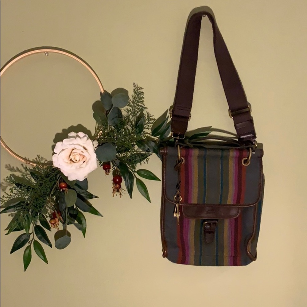 Vintage style Fossil crossbody bag